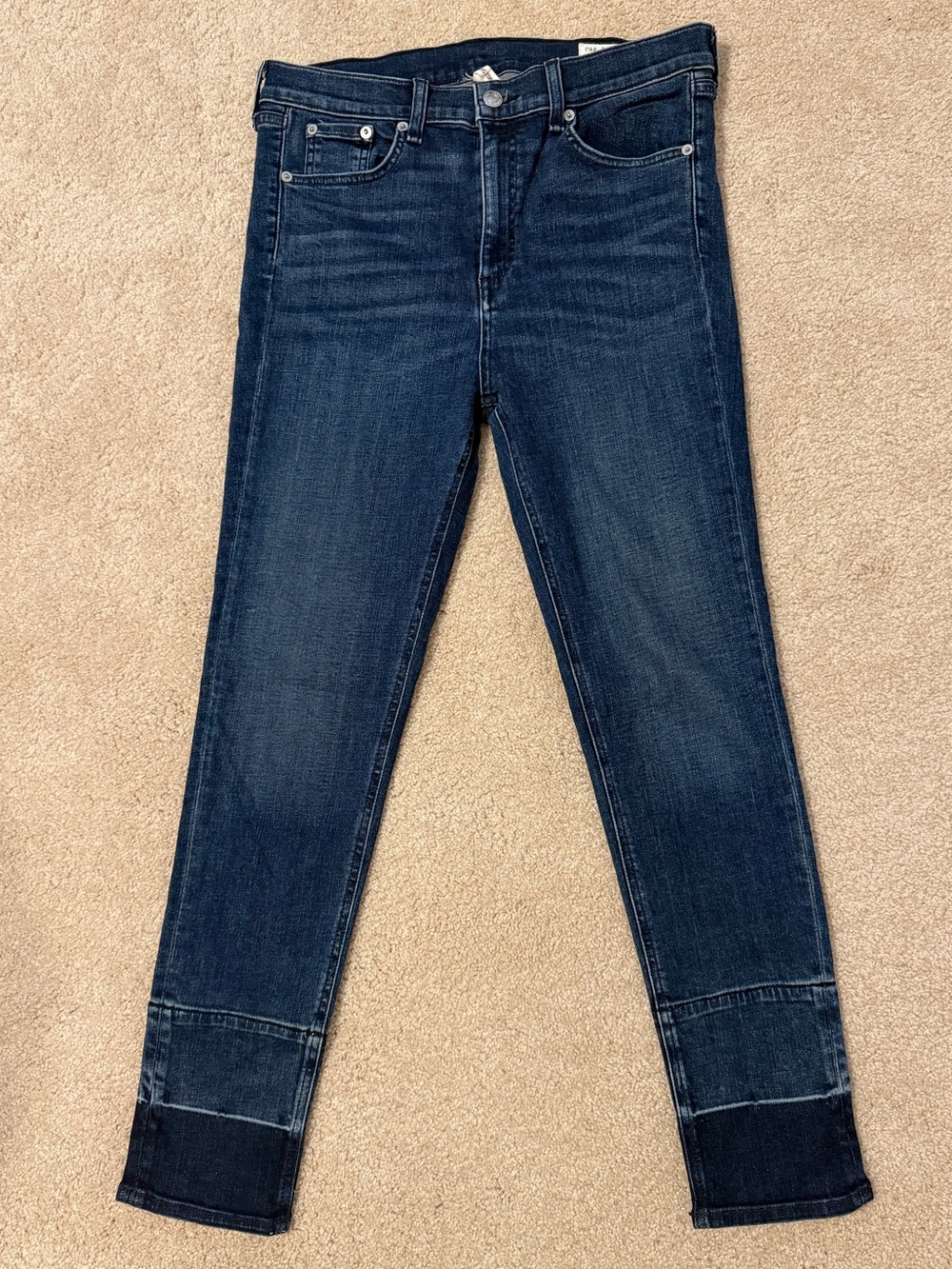 Rag & Bone High Rise Ankle Skinny size 30